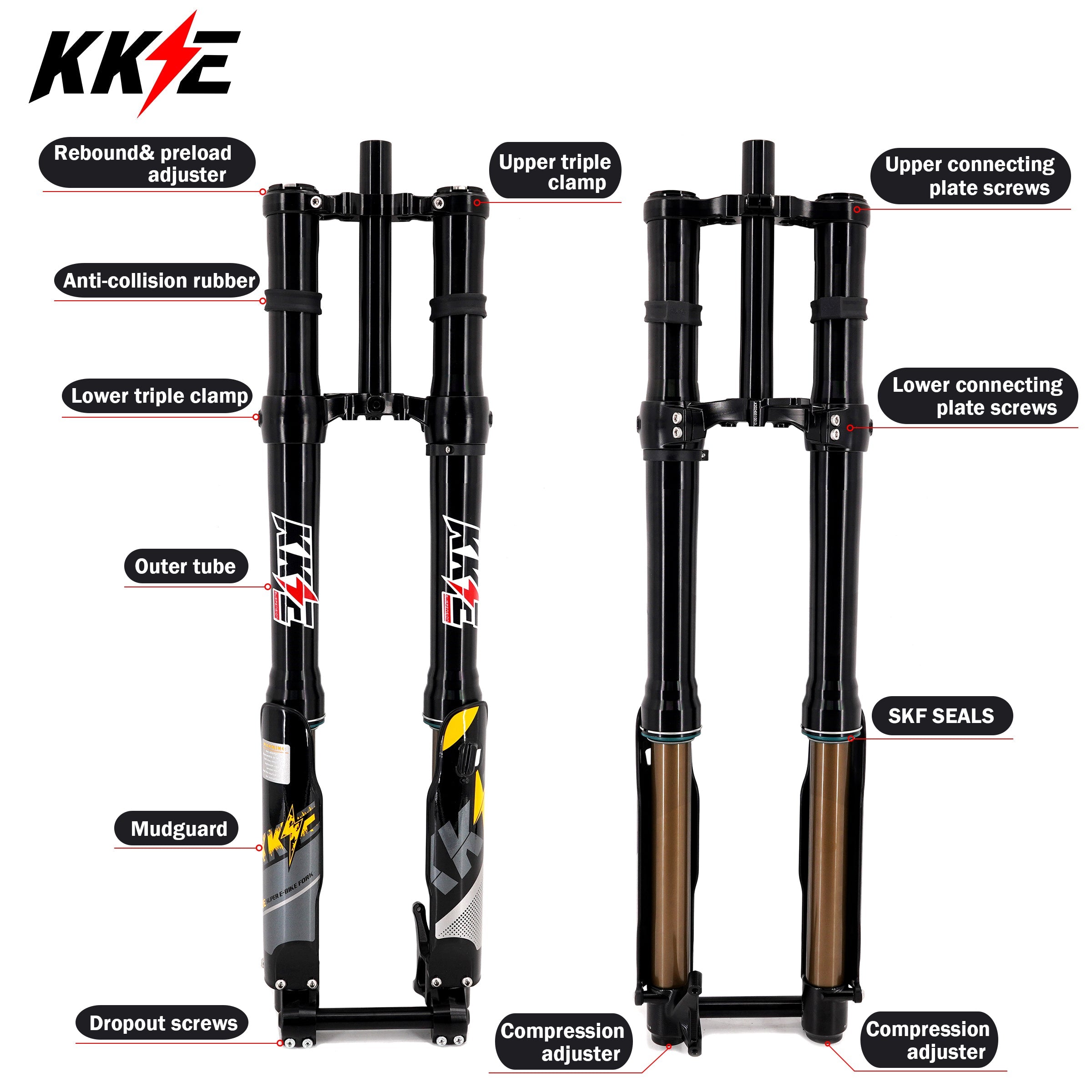 KKE 37MM Front Fork Suspension