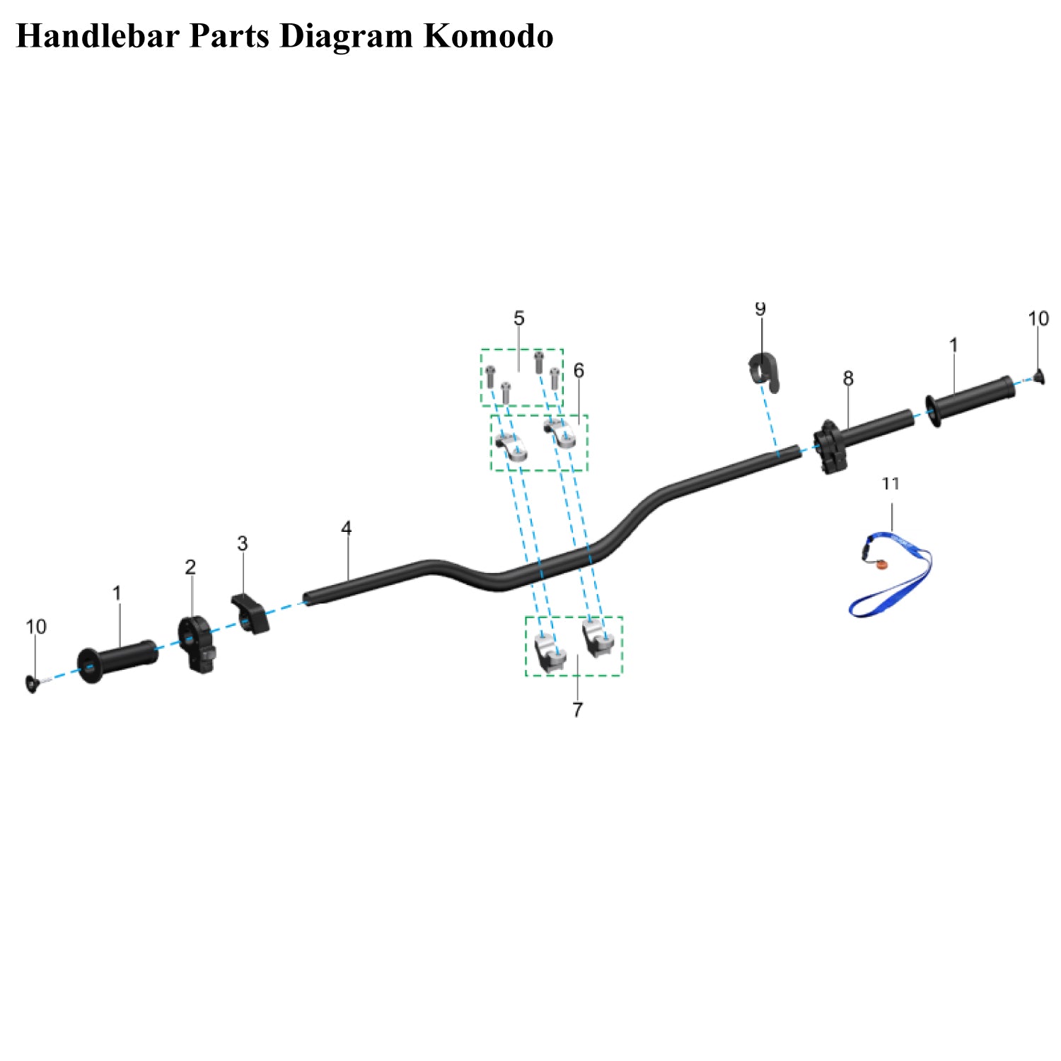 Talaria Komodo – Left Switch (2-in-1) | OEM
