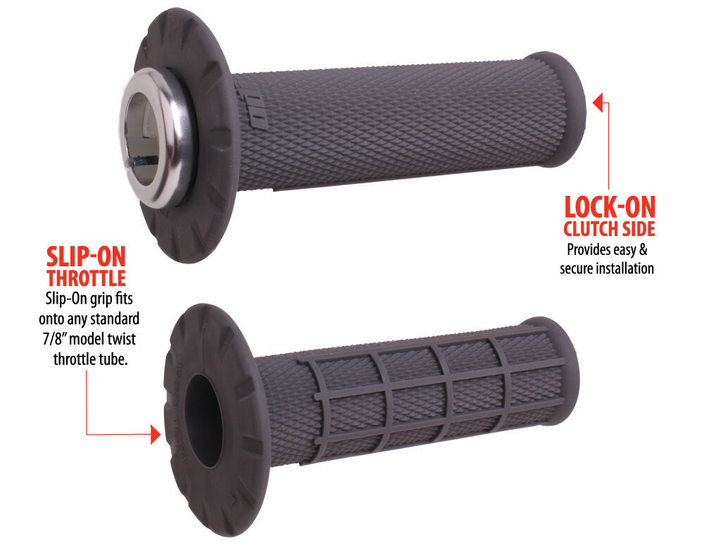 ODI Universal Lock-On Half Waffle Grips for eMoto