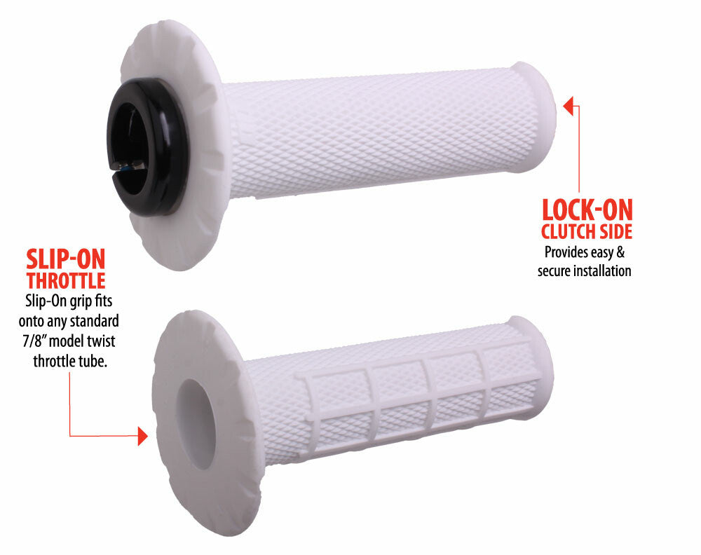 ODI Universal Lock-On Half Waffle Grips for eMoto