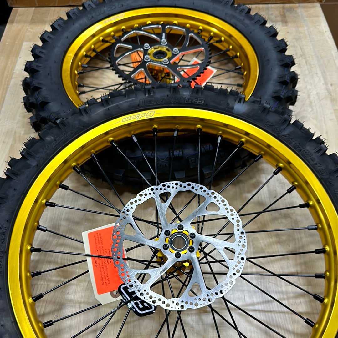 Surron Light Bee Wheelsets with Tires Mounted - ready to ship immediately!