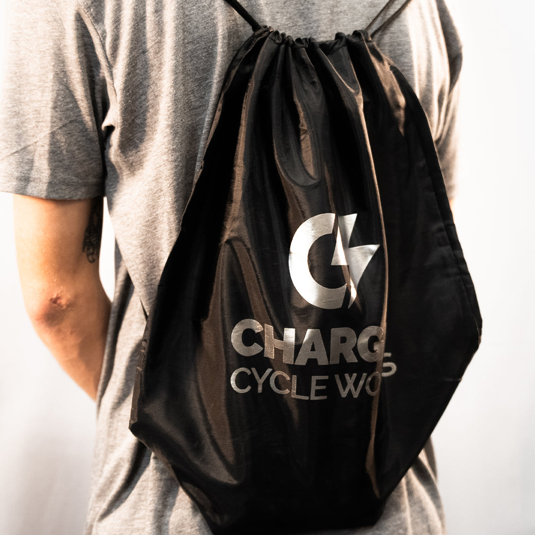 Charged drawstring bags