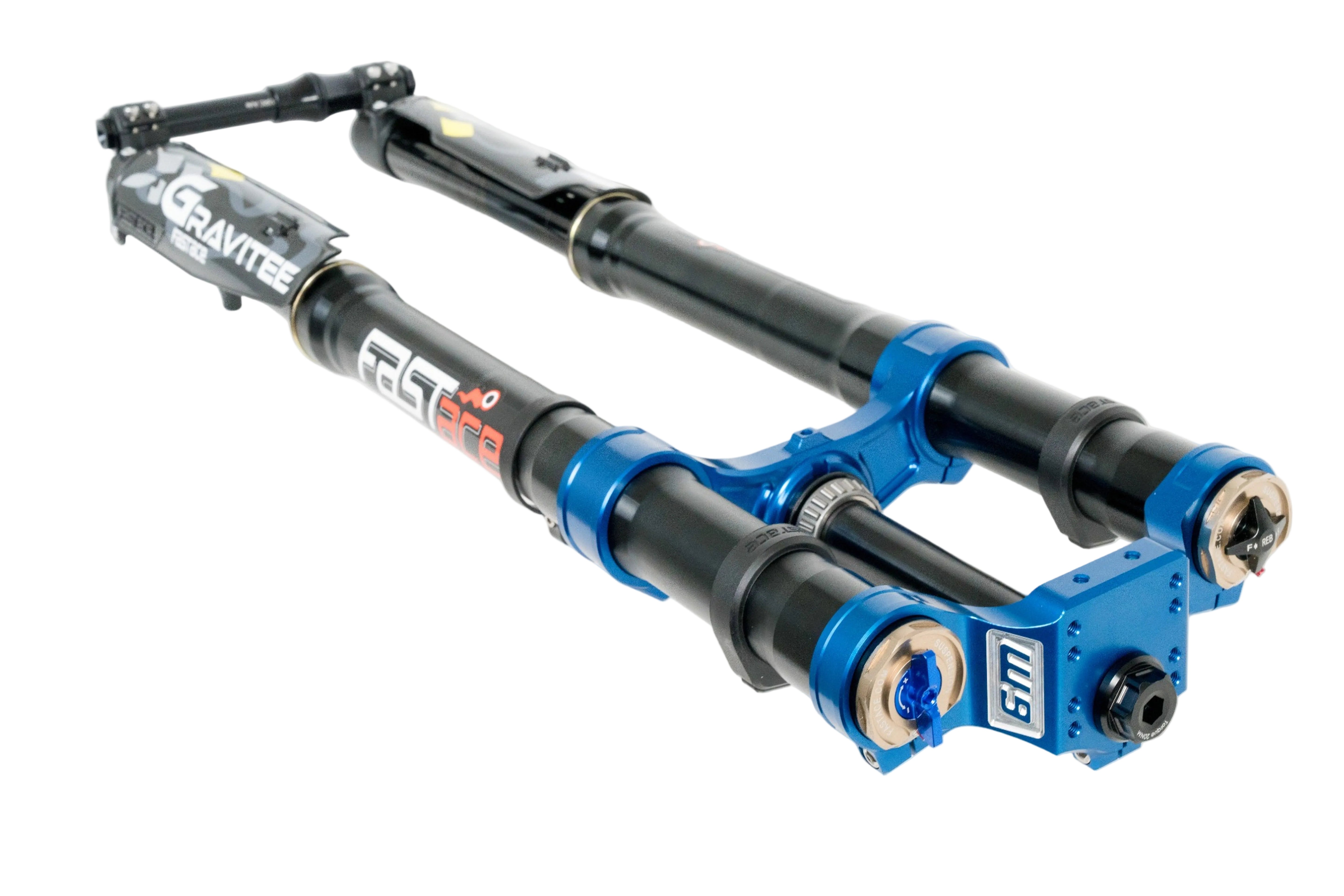 Warp9 FastAce Gravitee AHX12RV + Warp 9 Triple Clamps Suspension Bundle