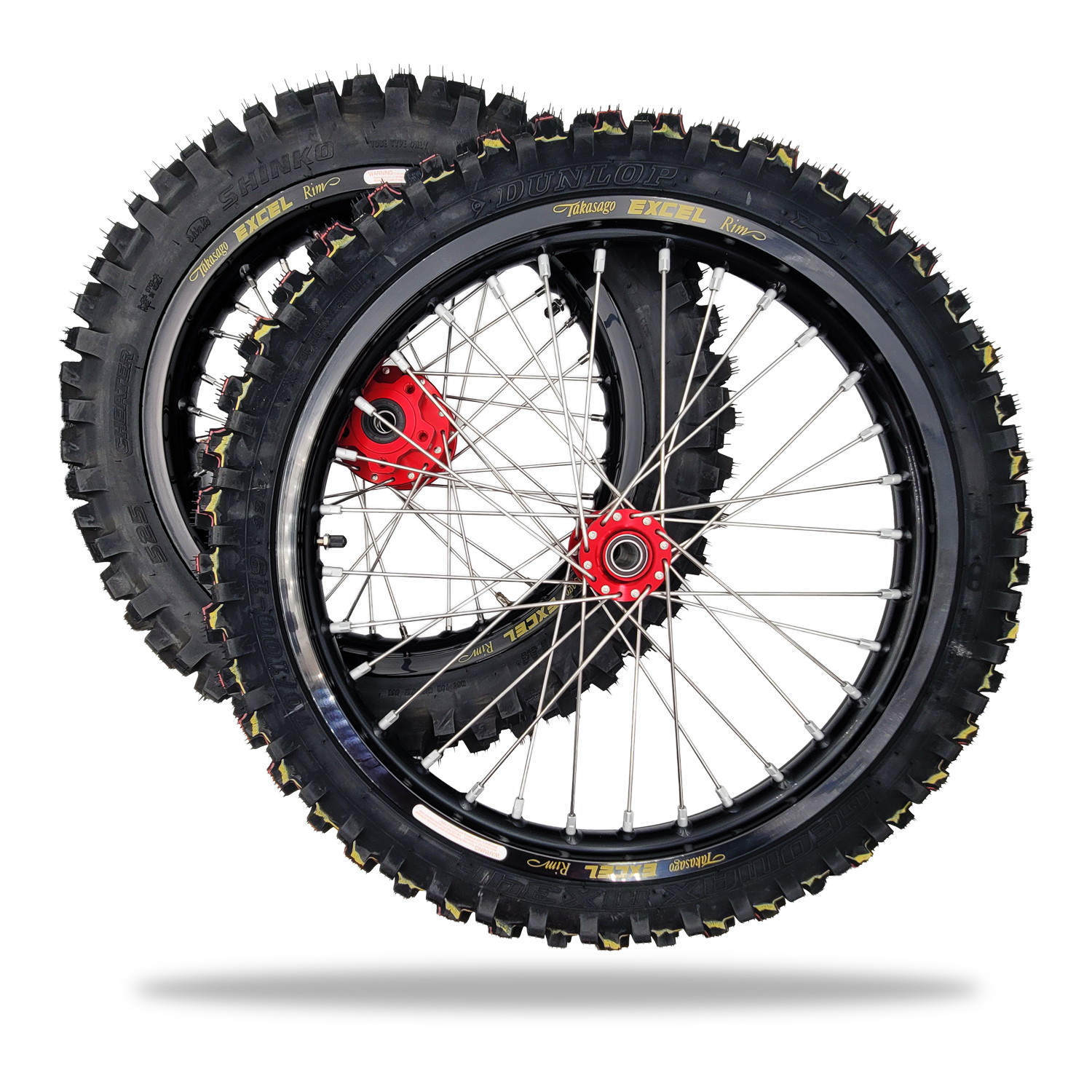 Excel 18/21 Complete Wheel & Tire Combo for small eMoto