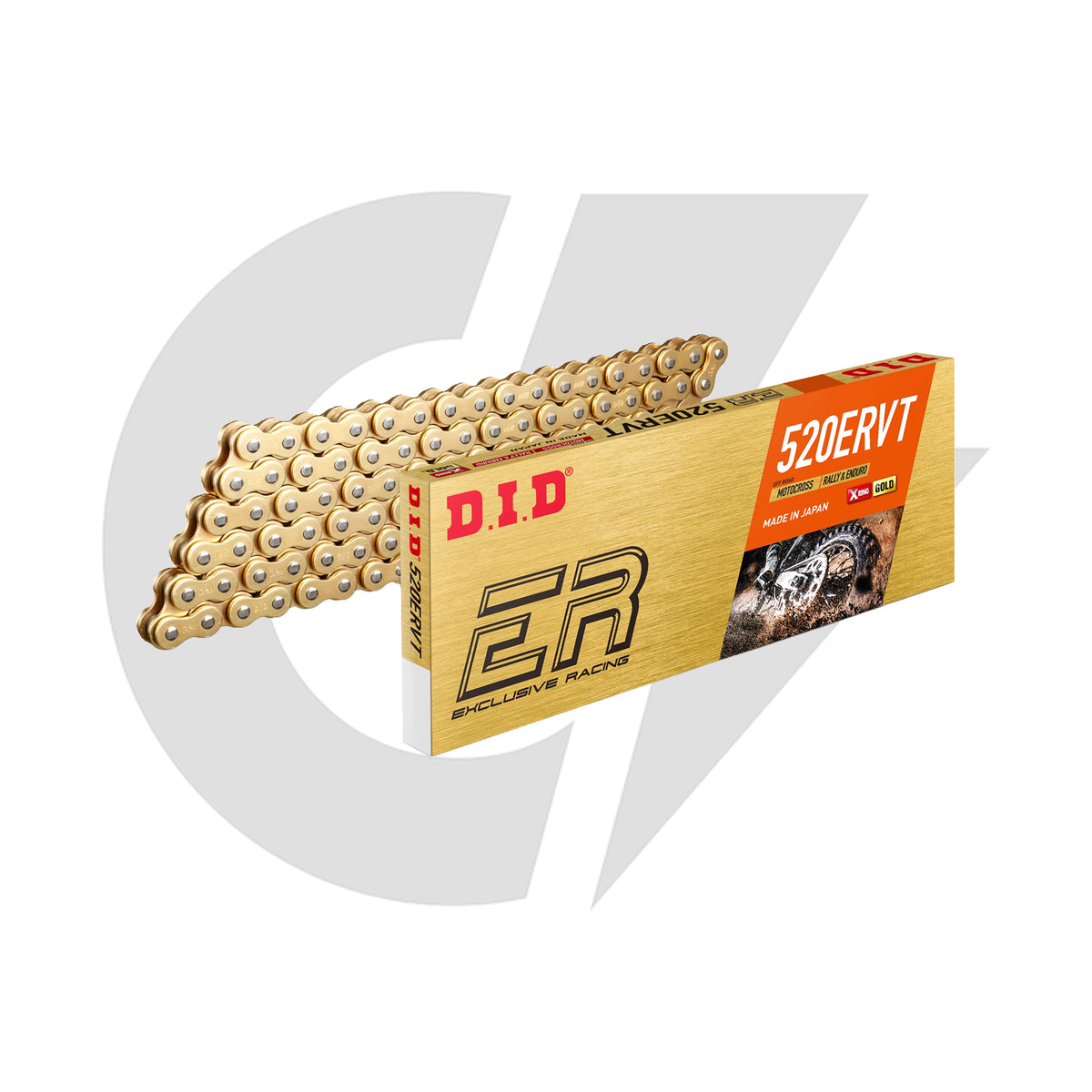 DID 520 ERVT Gold X-Ring Chain