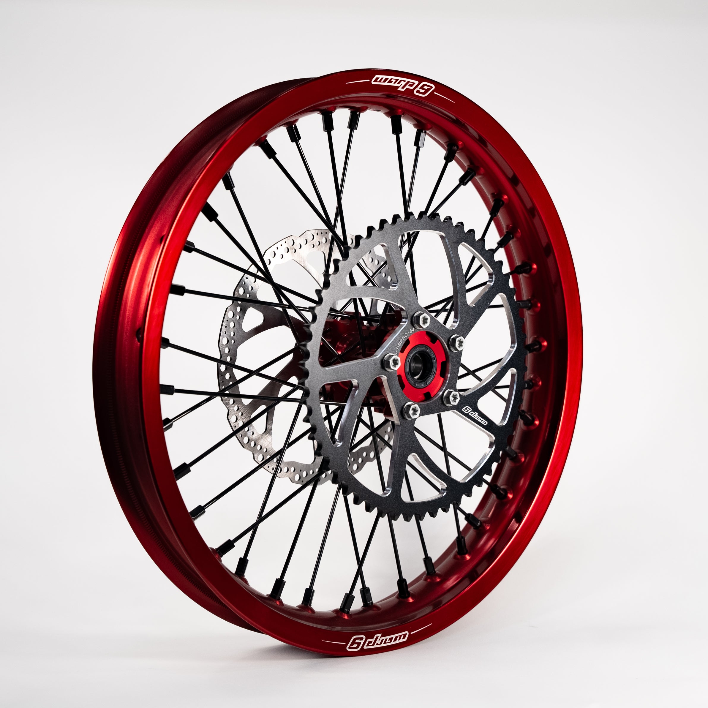 Warp9 16/19 Wheelset for Surron Light Bee and E Ride ProSS - Anodized
