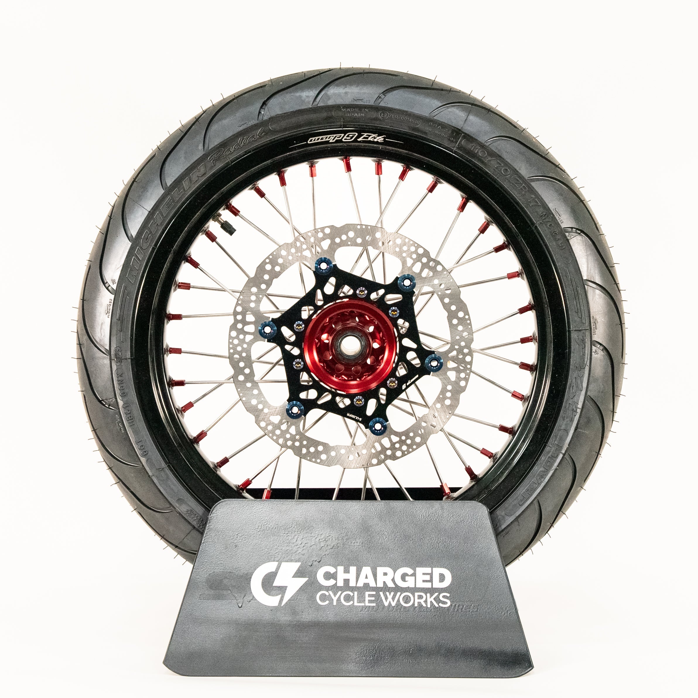 Warp9 17" Supermoto wheelset for Surron Ultra Bee