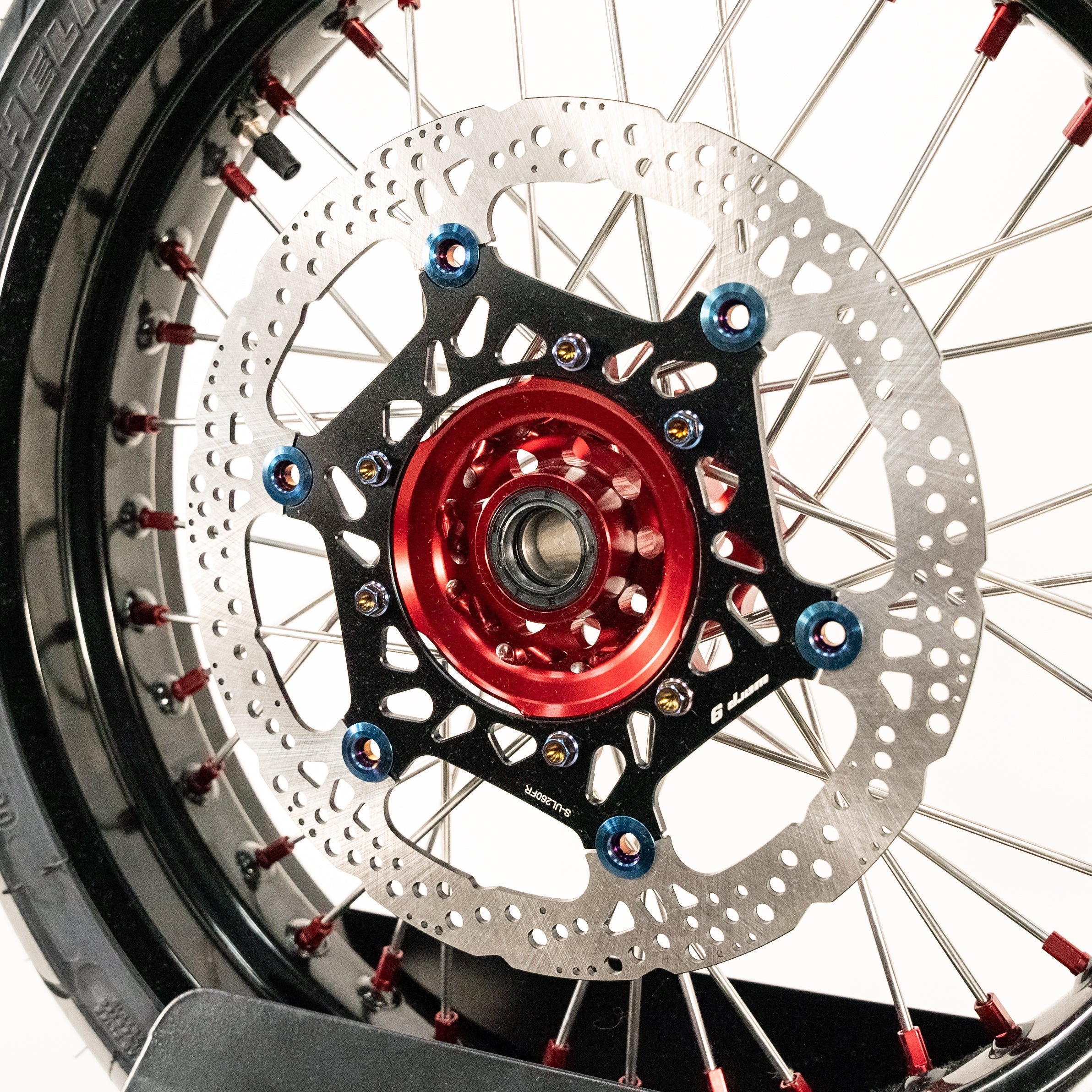Warp9 17" Supermoto wheelset for Surron Ultra Bee