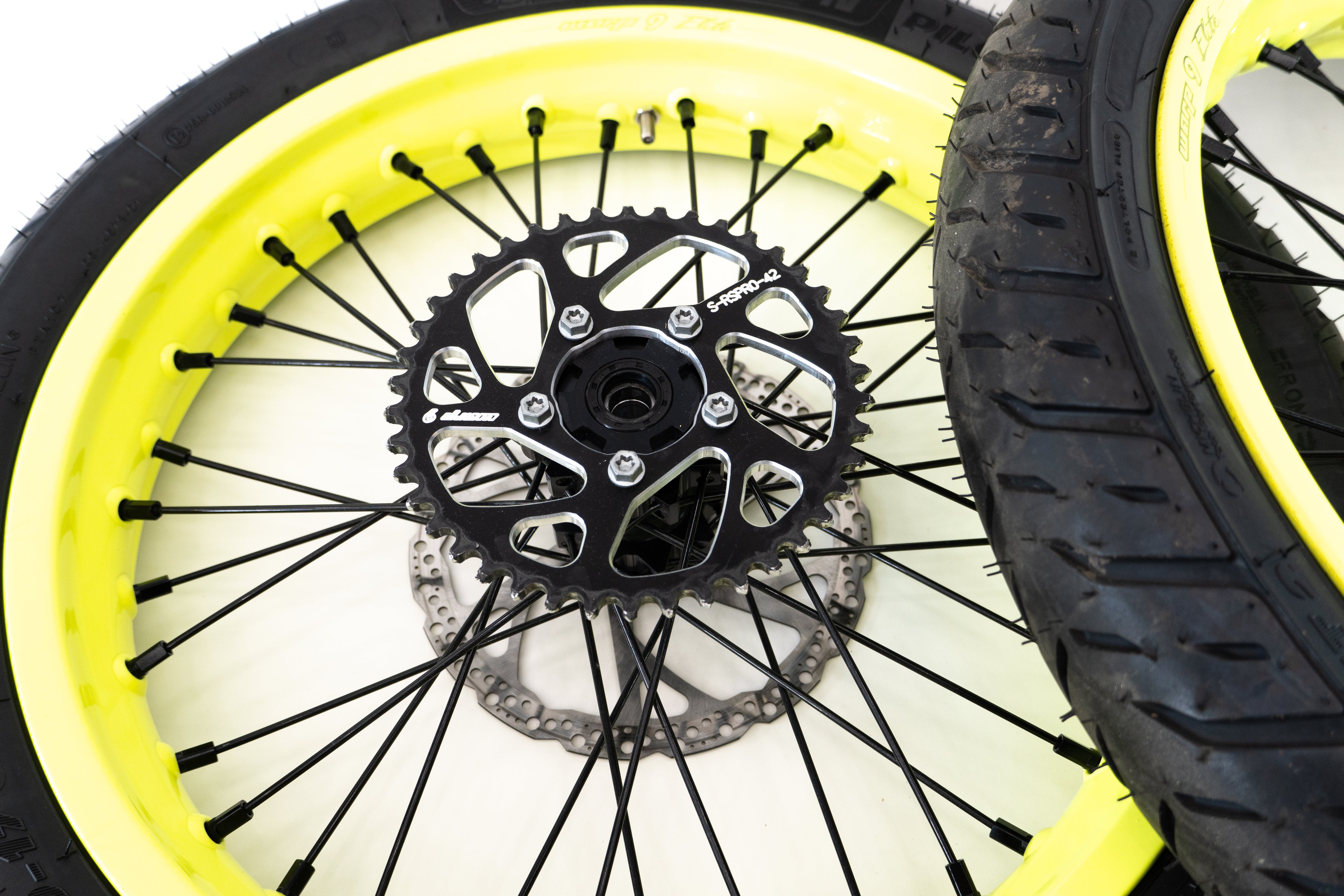 Warp9 17" Supermoto Wheelset for Surron Light Bee and E Ride ProSS