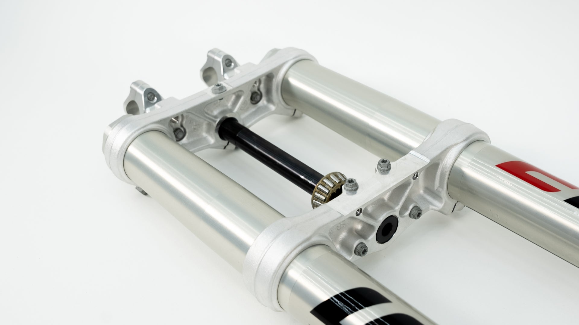 WP 43 XACT Front Suspension with Triple Clamp, Front Axle, and Formula Brake