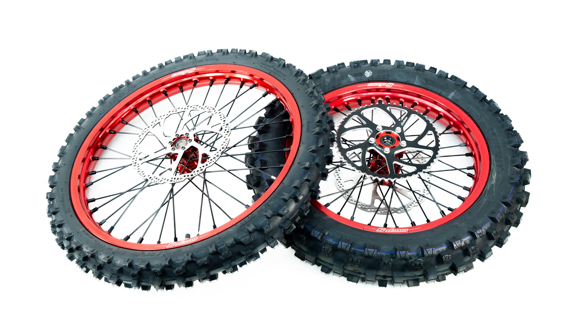 Warp9 16/19 Wheelset for Surron Light Bee and E Ride ProSS - Powder Coated