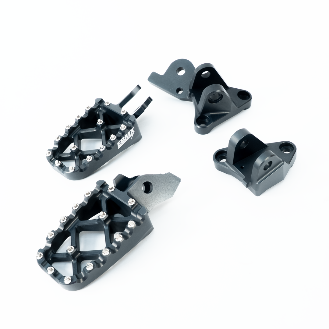 EBMX Competition Foot Pegs and Mounts for Ultra Bee