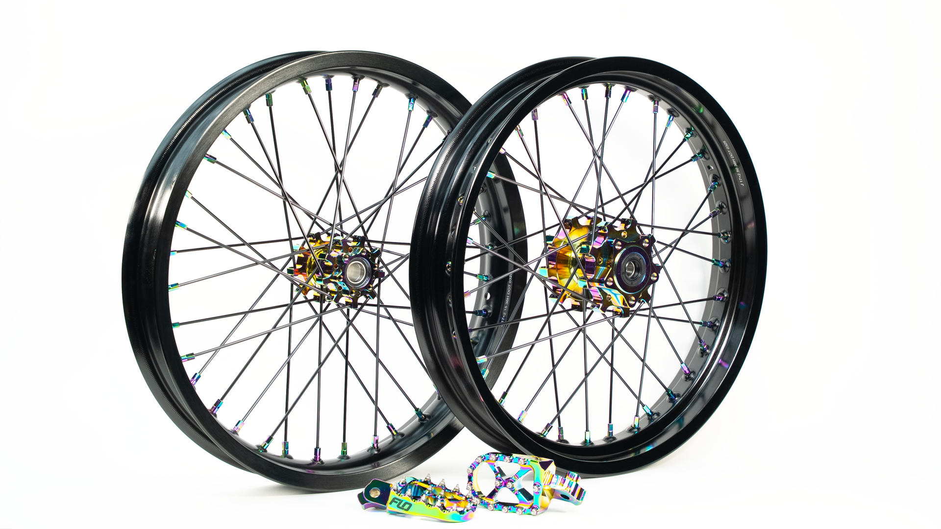 17" Supermoto Wheelset