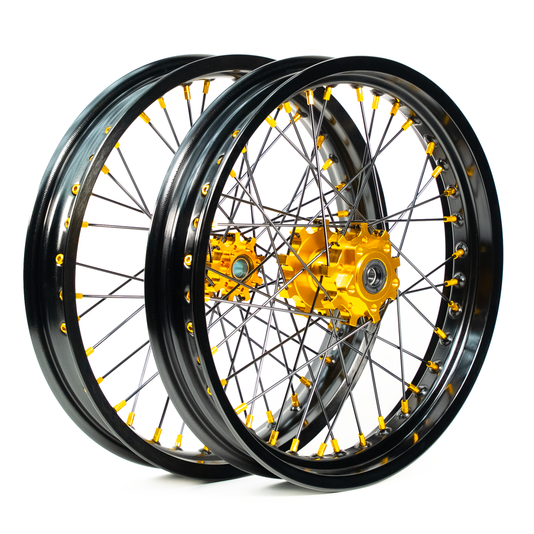 17" Supermoto Wheelset