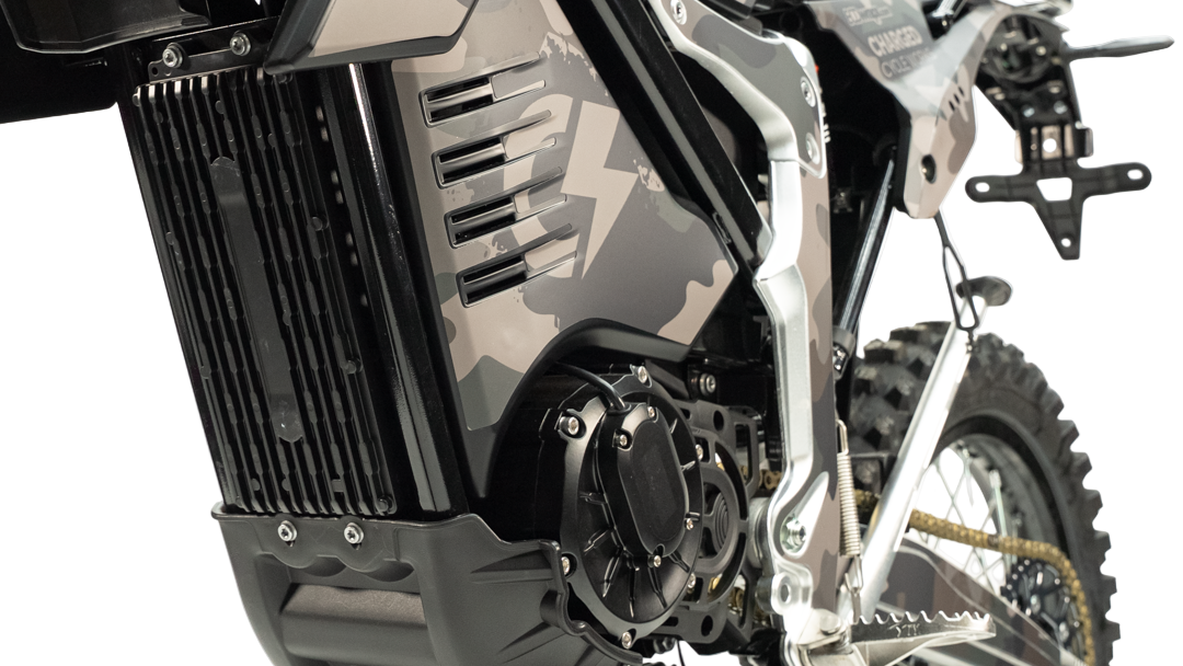 Camo Edition Bakcou Puma X22 SD Electric Motorcycle