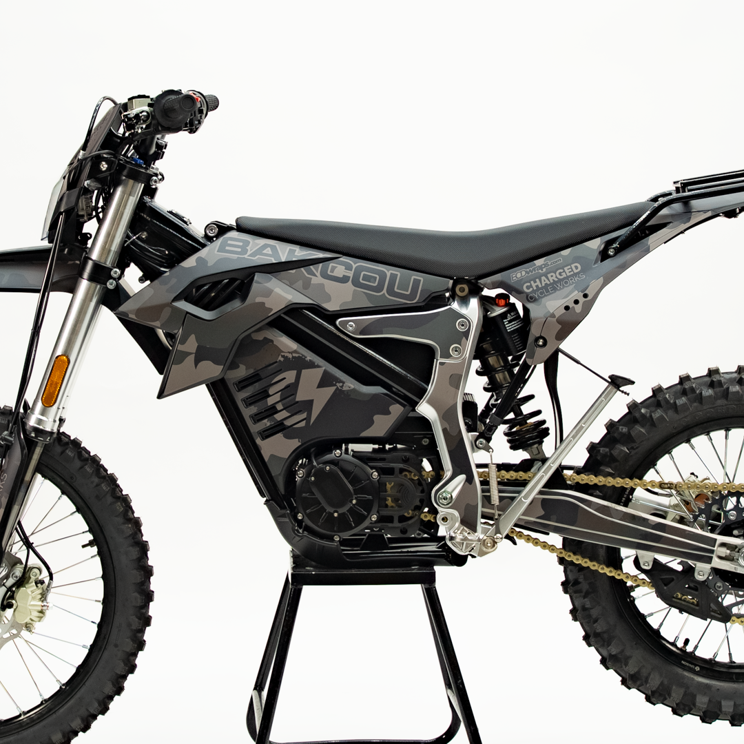 Camo Edition Bakcou Puma X22 SD Electric Motorcycle