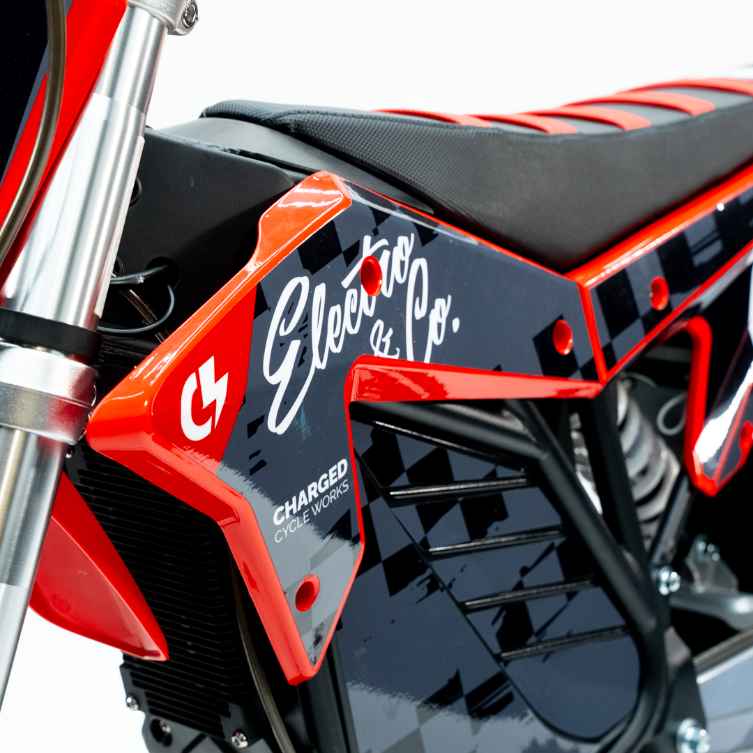 ETM RTR Big Wheel, Red Pitbike