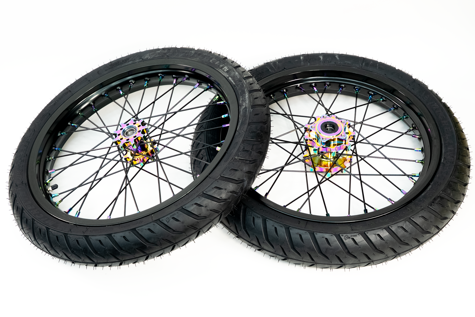 17" Supermoto Wheelset