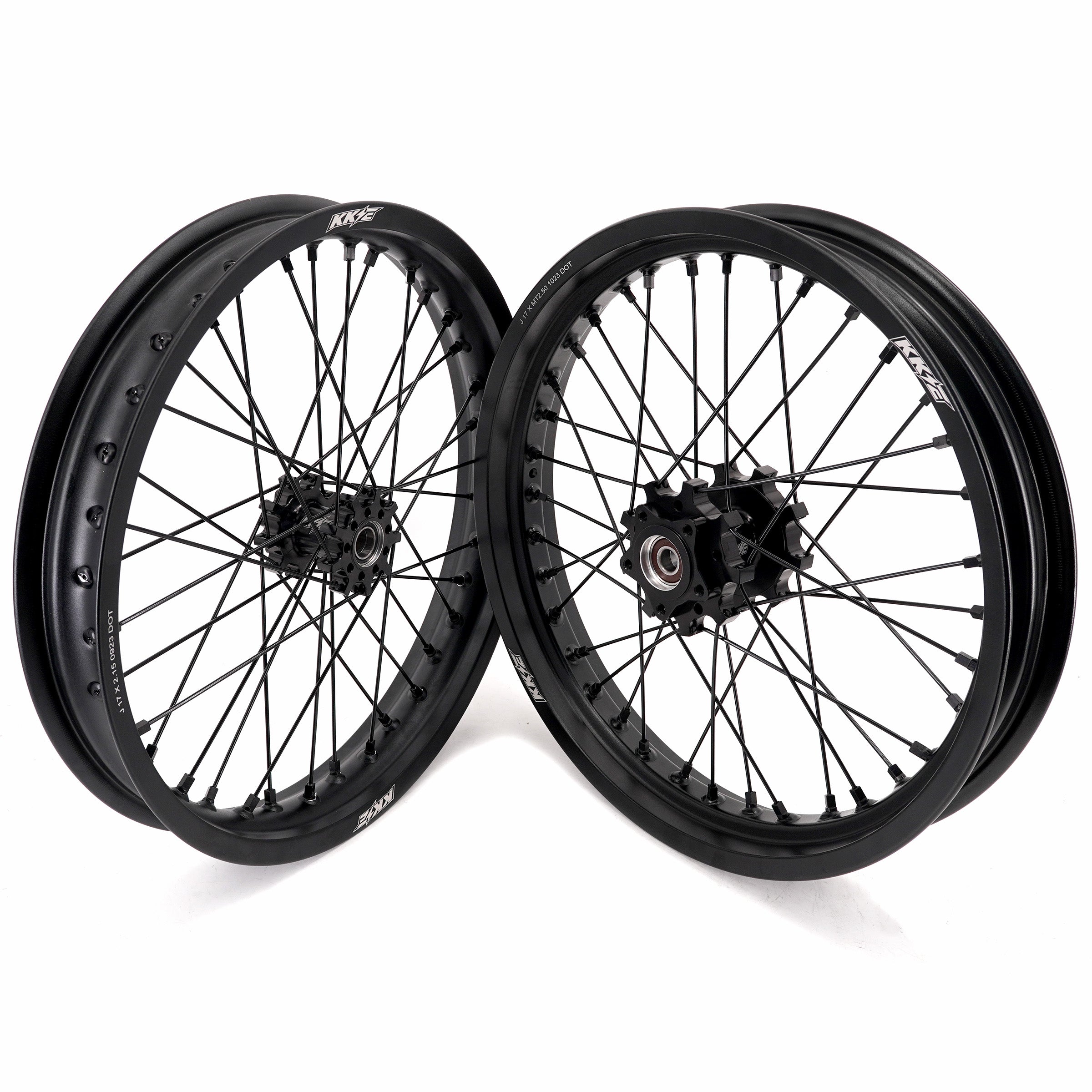 KKE 17/17" Supermoto Wheels  (NO TIRES)