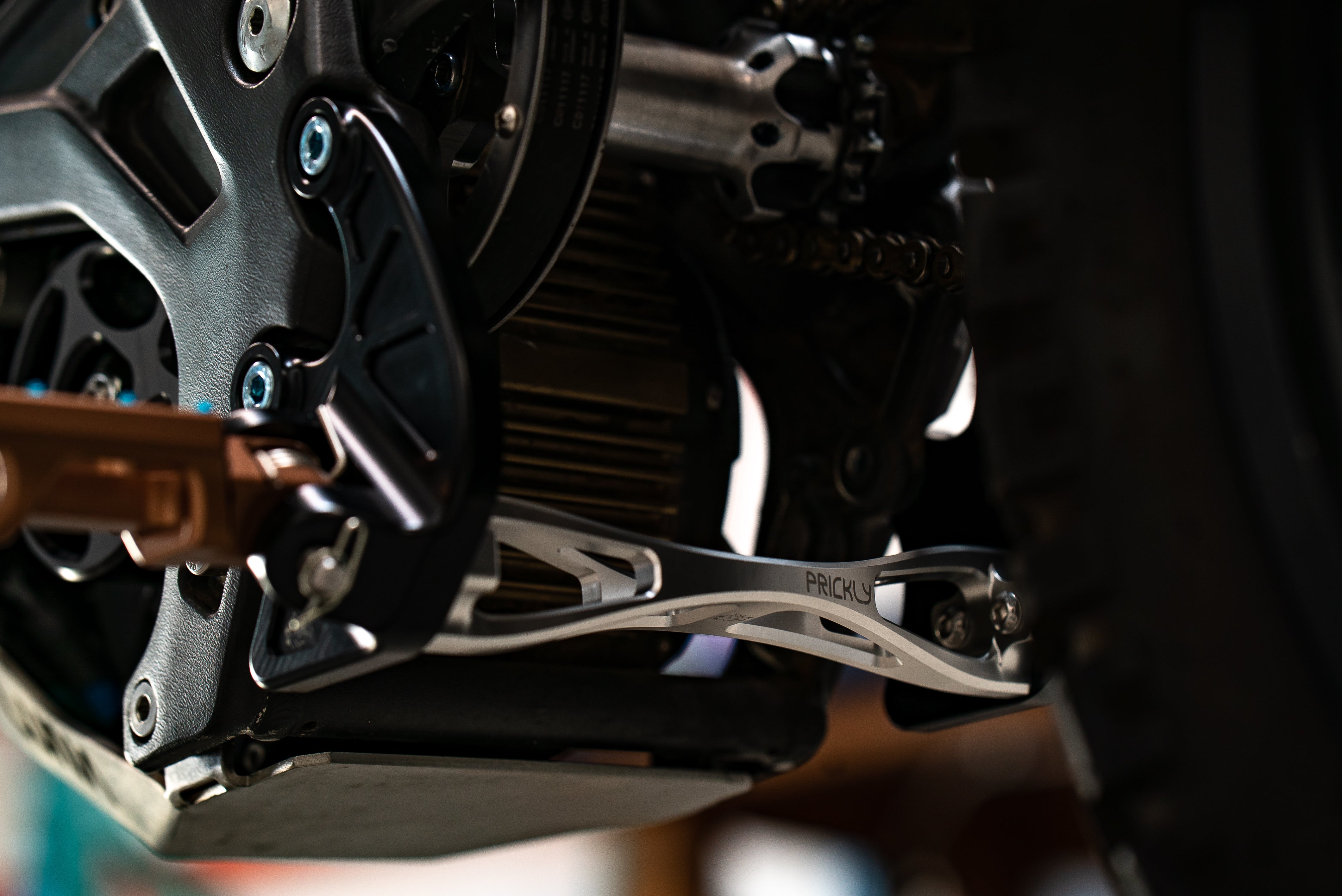 Prickly Foot Peg Brackets for E Ride Pro