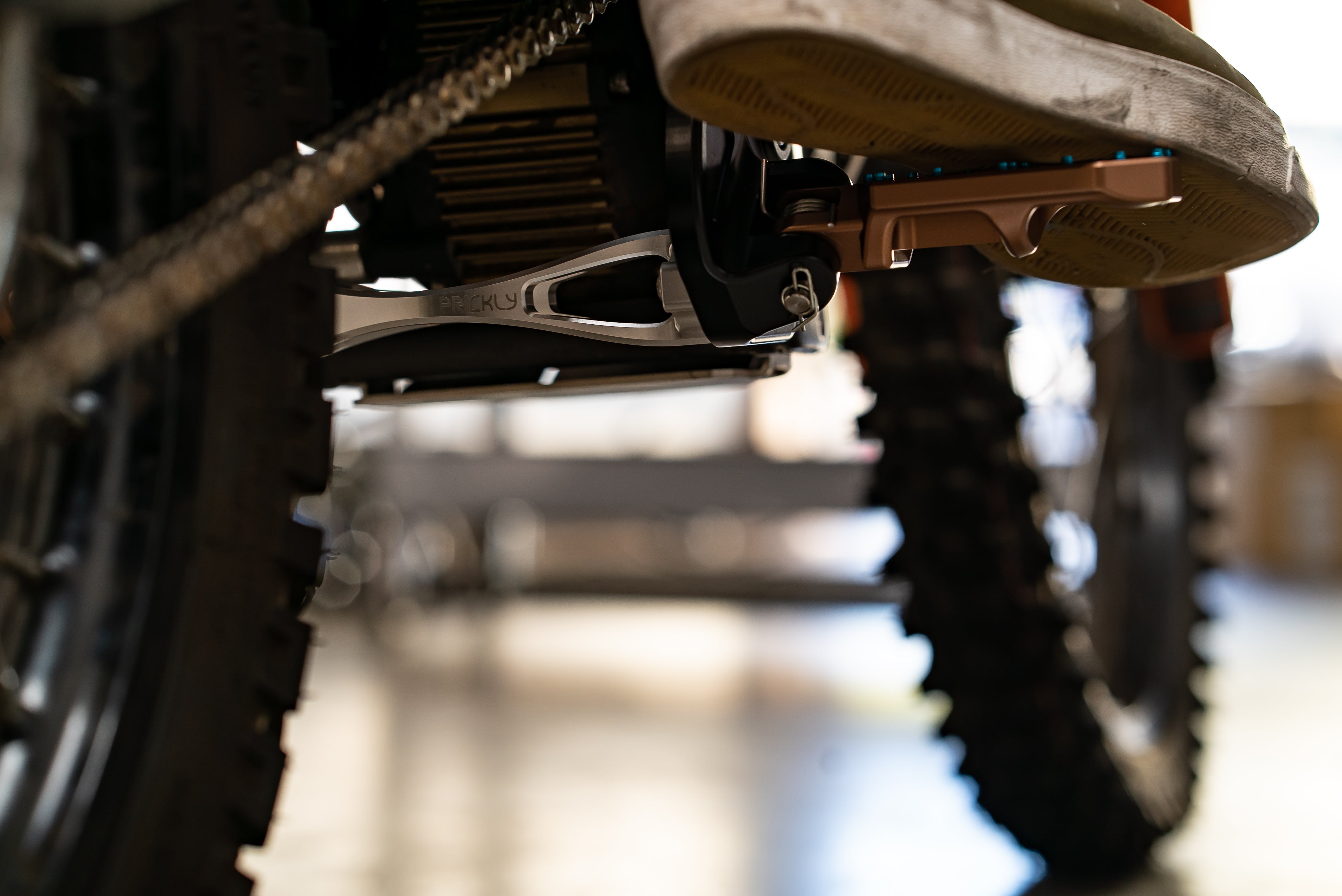 Prickly Foot Peg Brackets for E Ride Pro