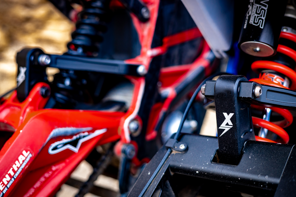 EBMX Rear Shock with upgraded v2 linkage and triangle for Surron Light Bee