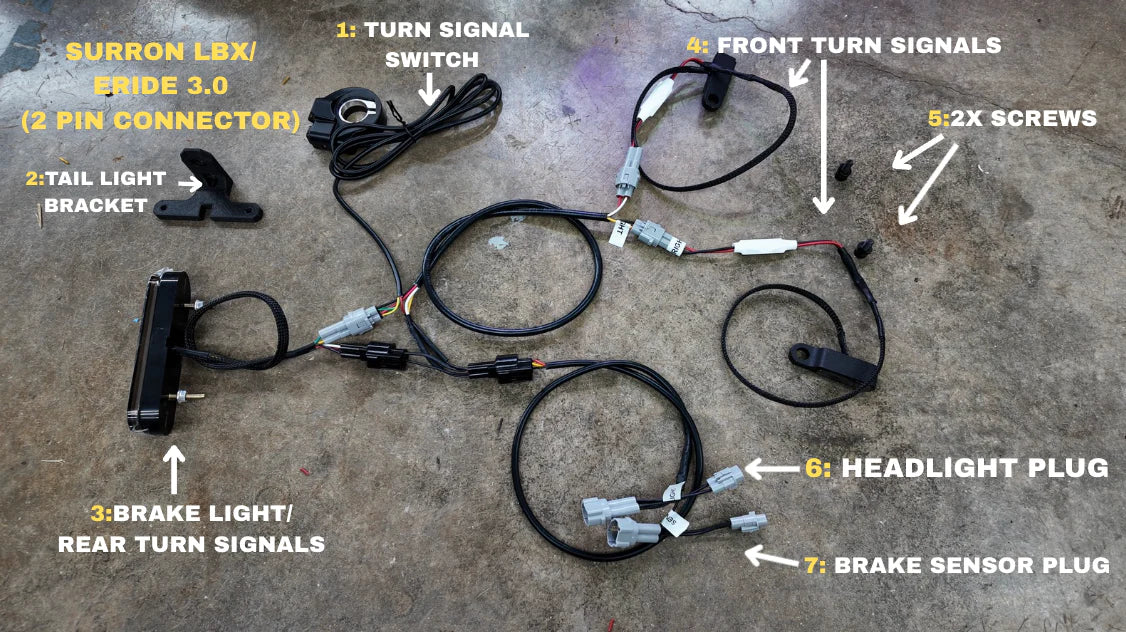 Project 9 – Turn Signal & Brake Light Kit | Surron, Talaria & E Ride Pro