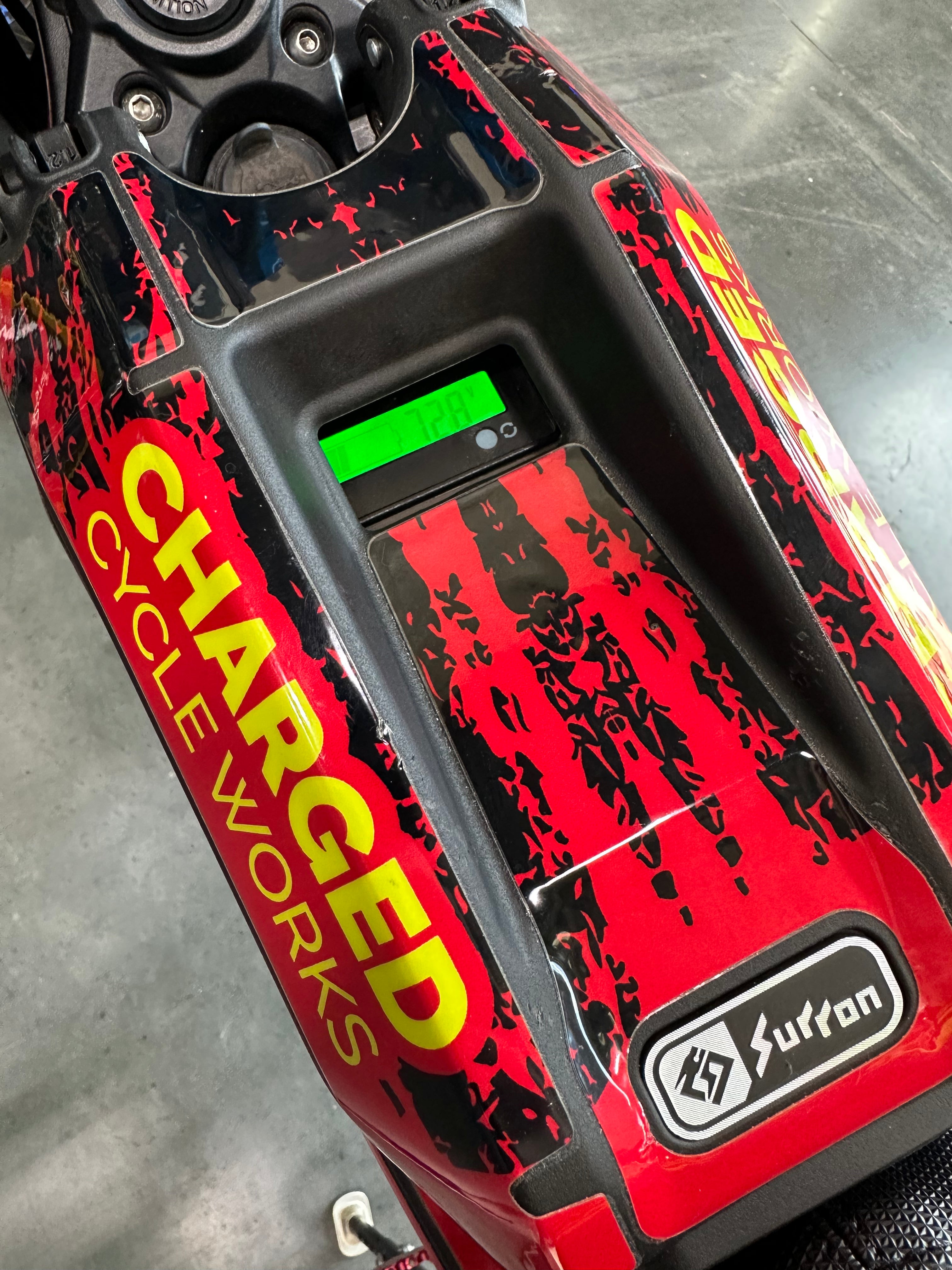 Charged Surron Battery Lid Extension fit kit for EBMX and CCW battery