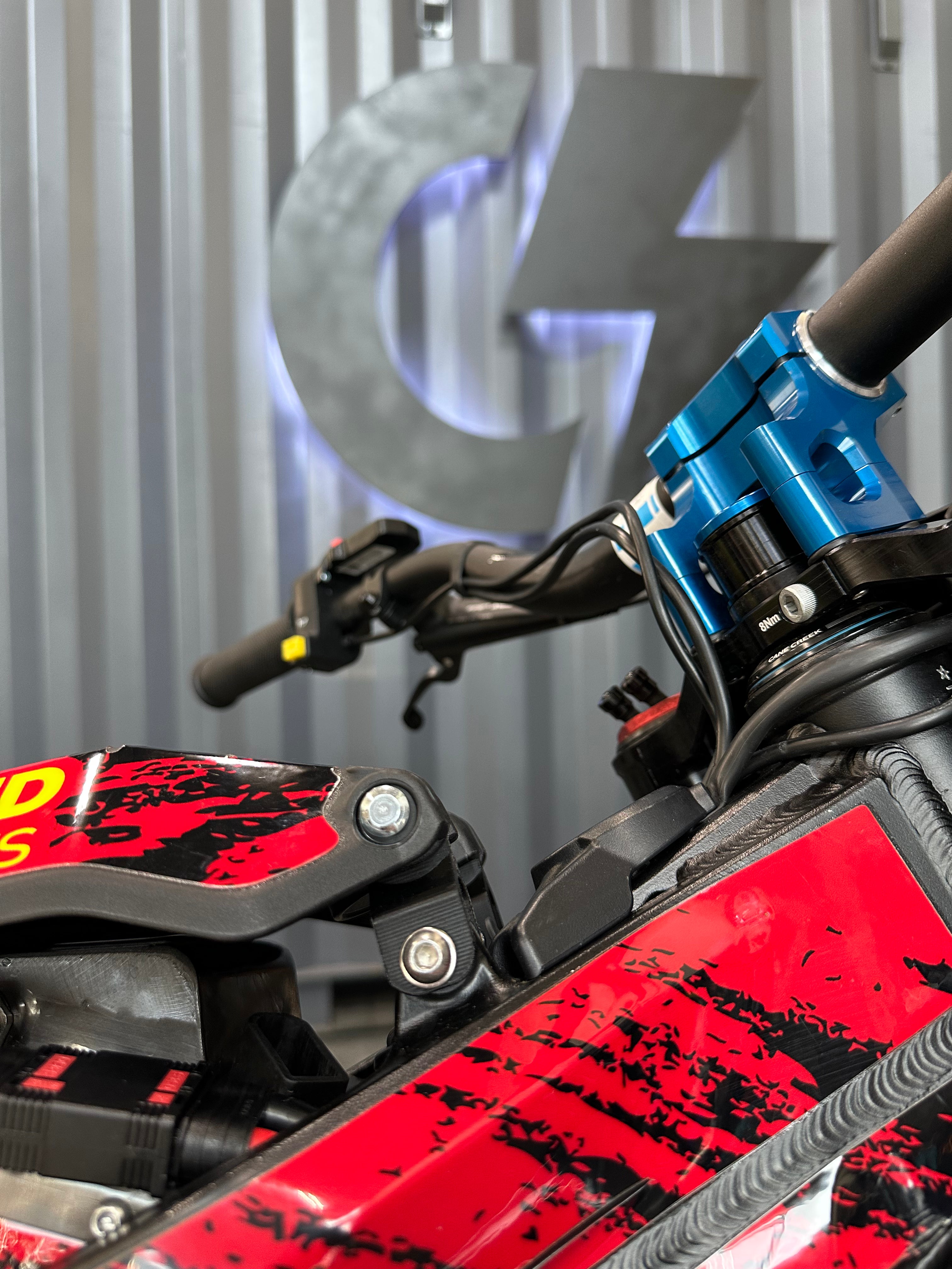 Charged Surron Battery Lid Extension fit kit for EBMX and CCW battery