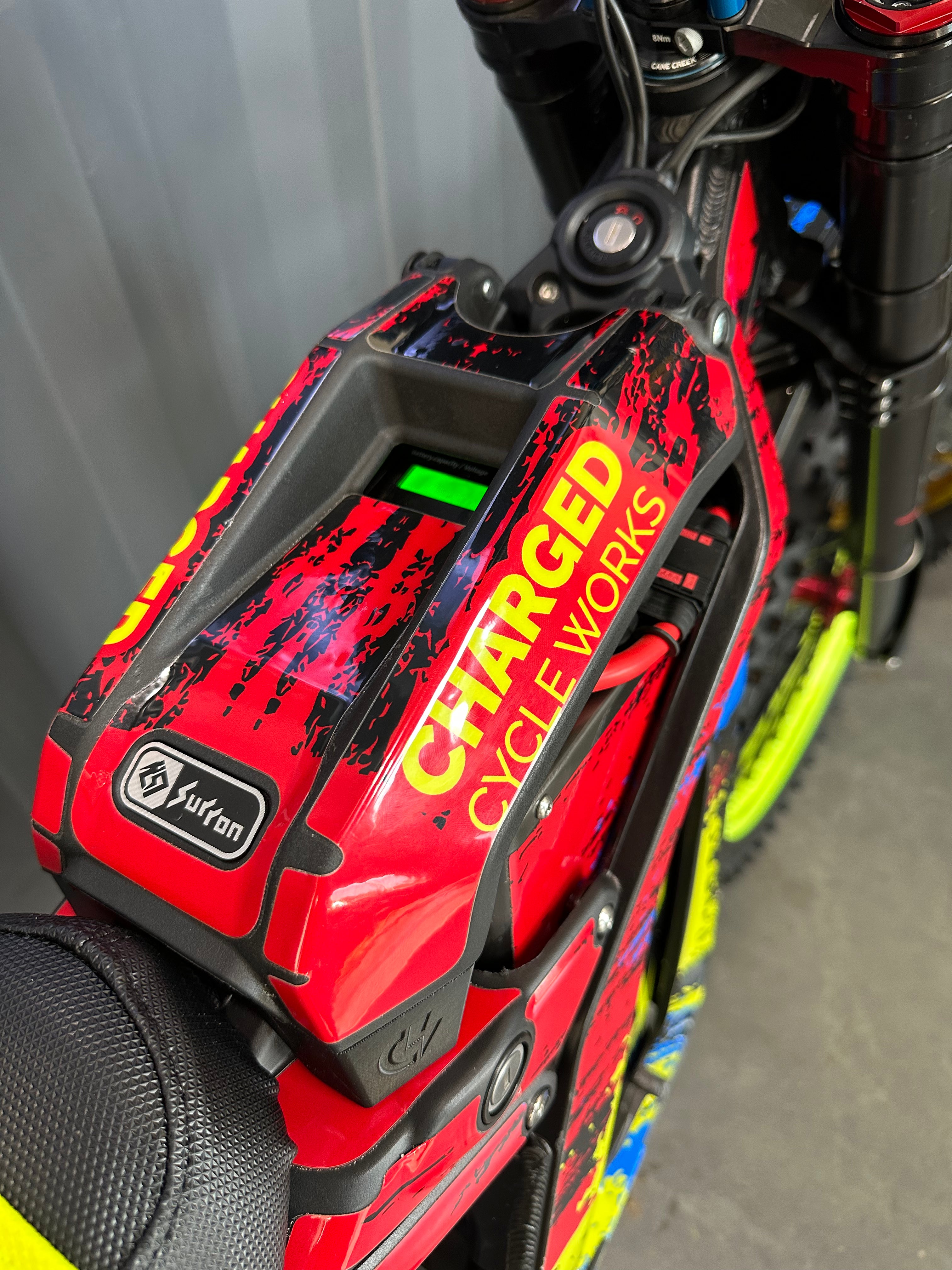 Charged Surron Battery Lid Extension fit kit for EBMX and CCW battery