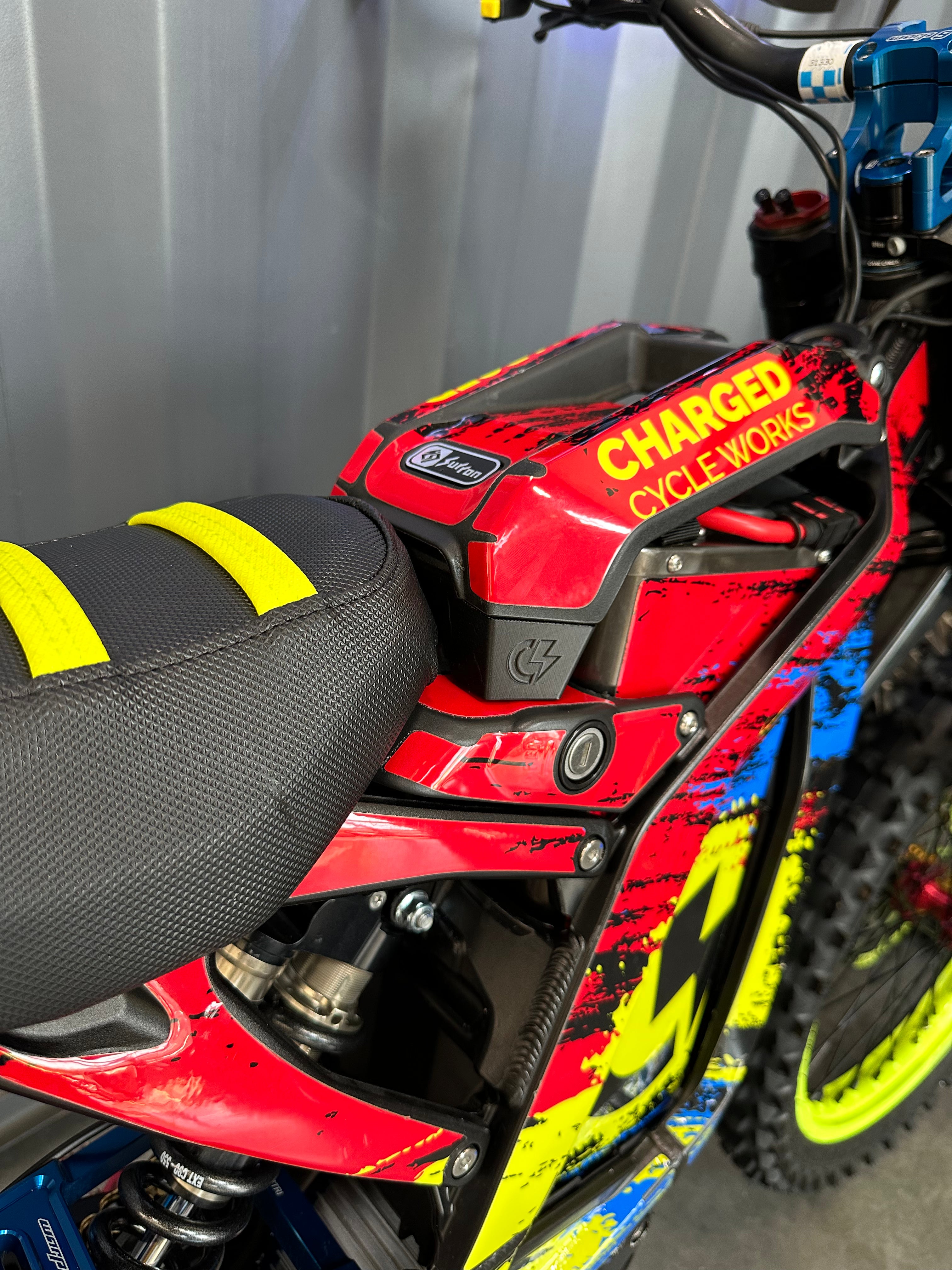 Charged Surron Battery Lid Extension fit kit for EBMX and CCW battery