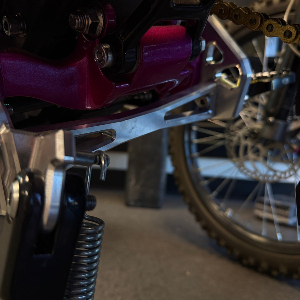 KyVex Billet Footpeg Bracket & Brace – Talaria Sting MX3 / MX4 / MX5