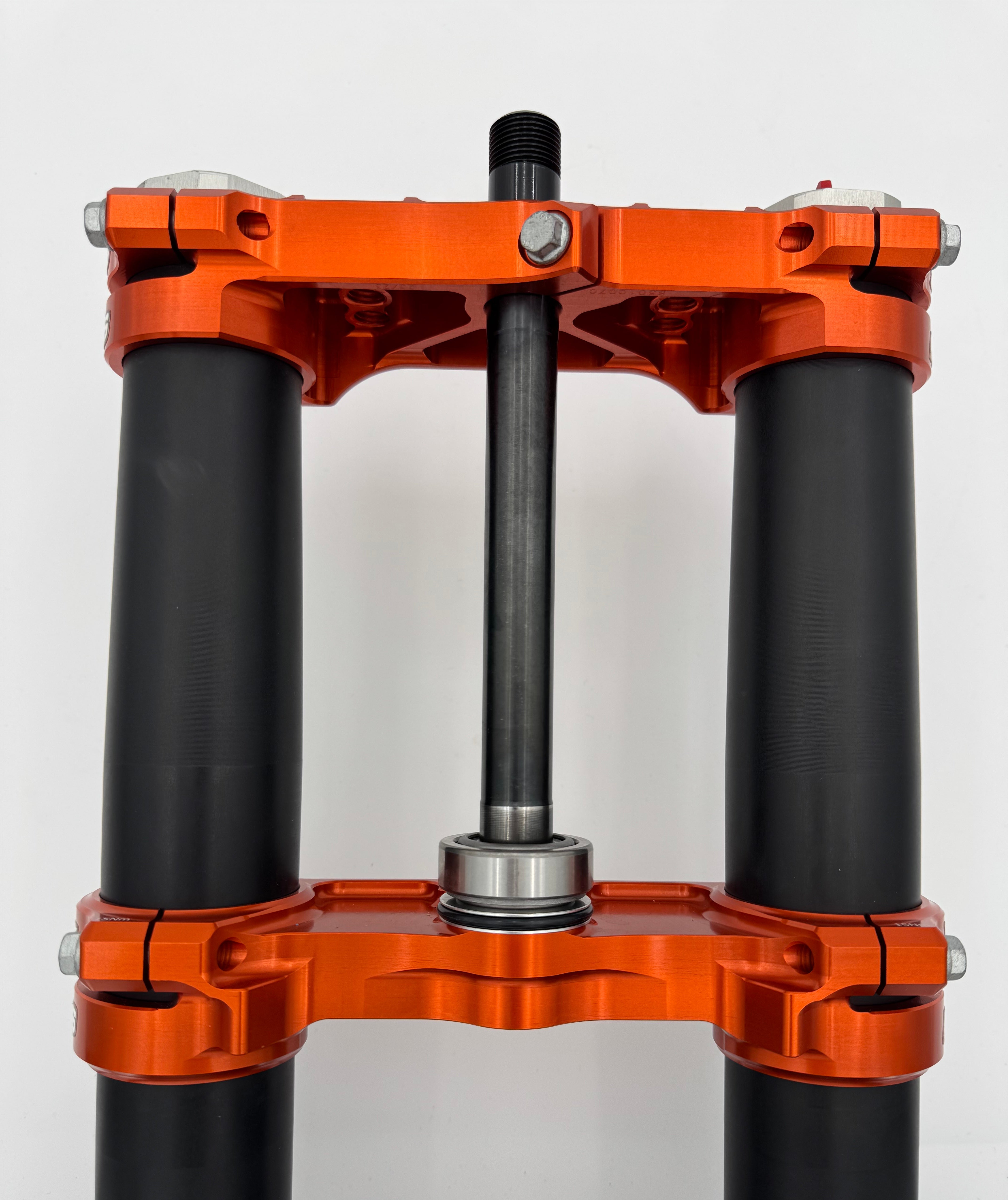 Used: Black KTM WP 43 XACT Air Fork - With XTRIG Triple Clamps