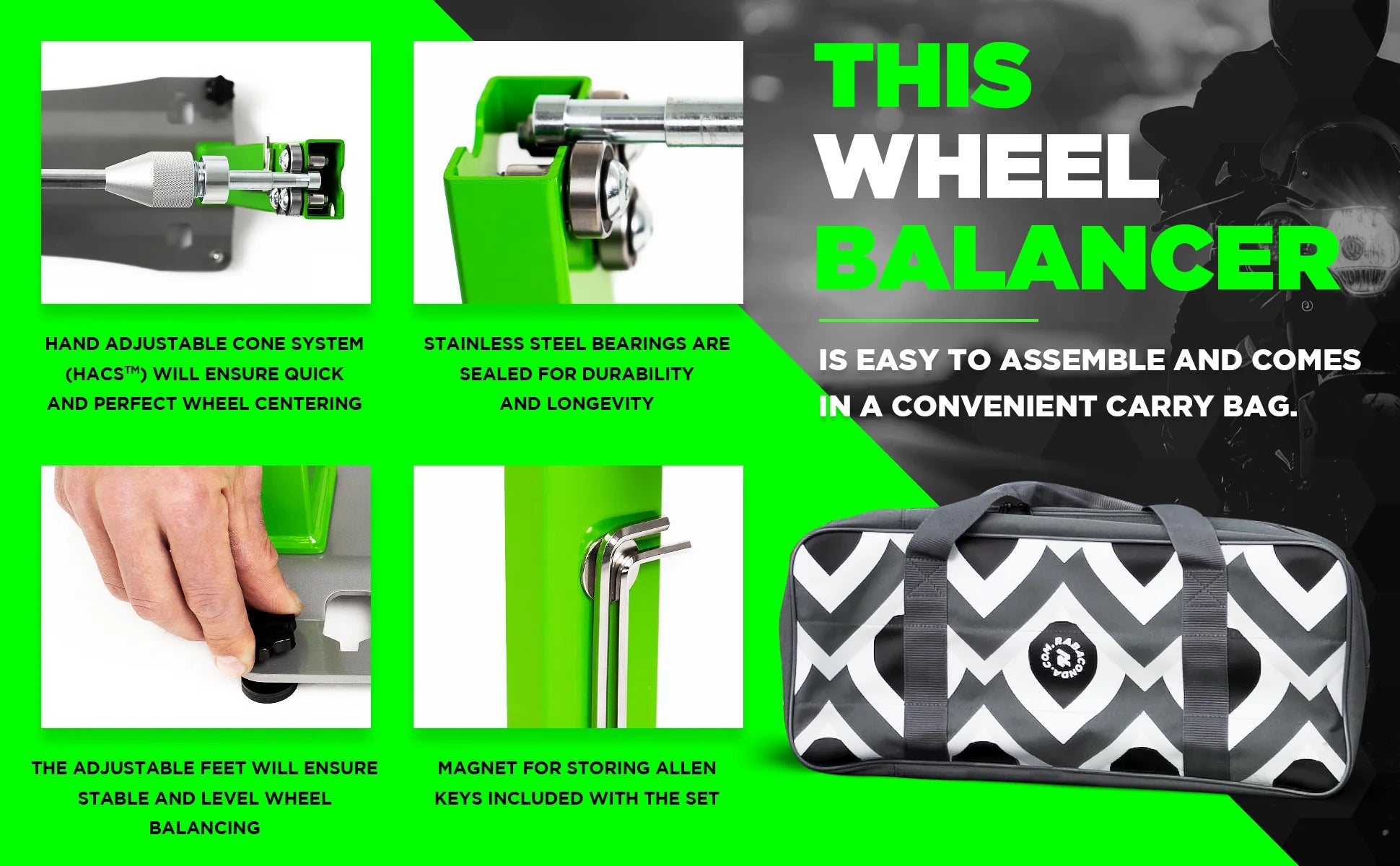 Rabaconda Wheel Balancer
