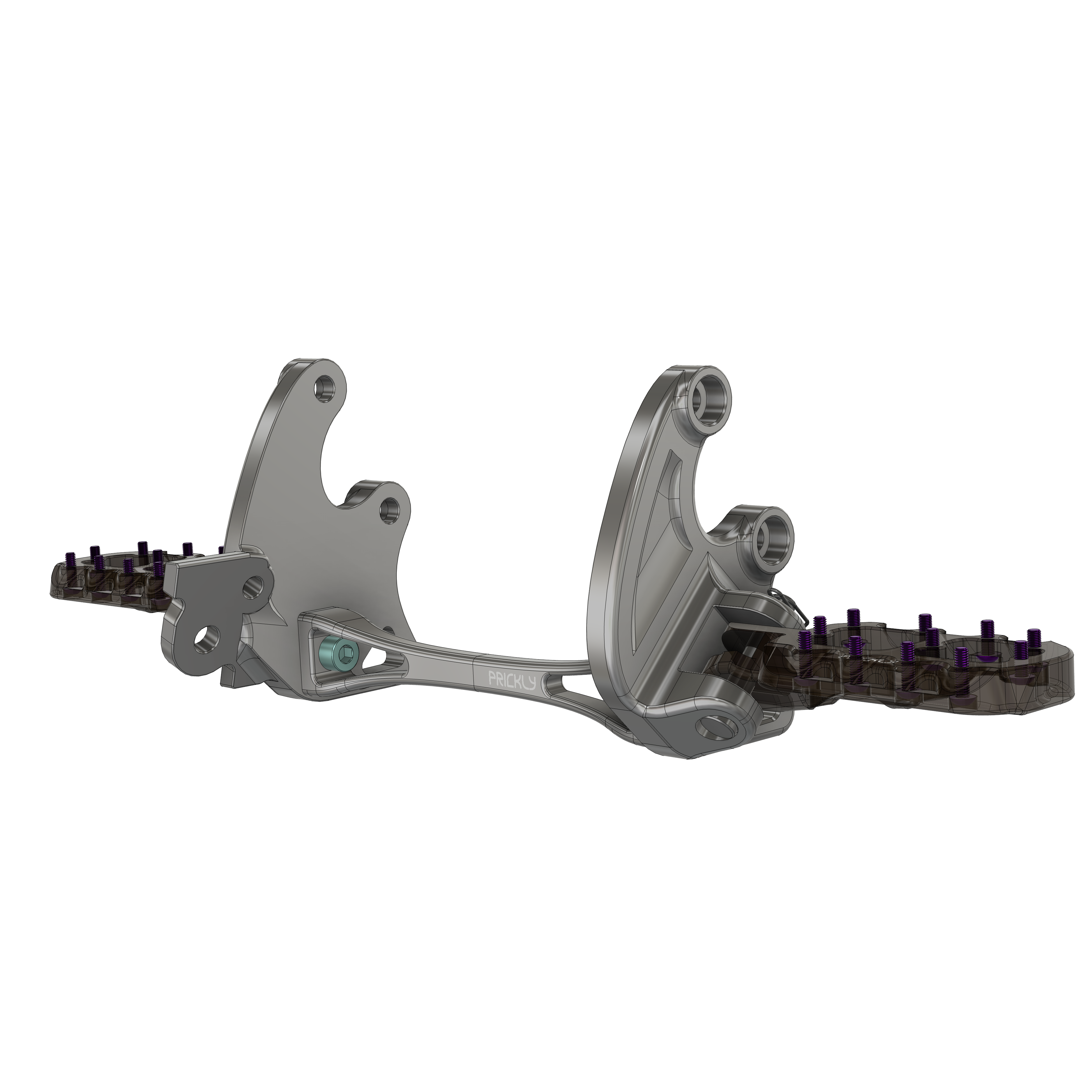 Prickly Foot Peg Brackets for E Ride Pro