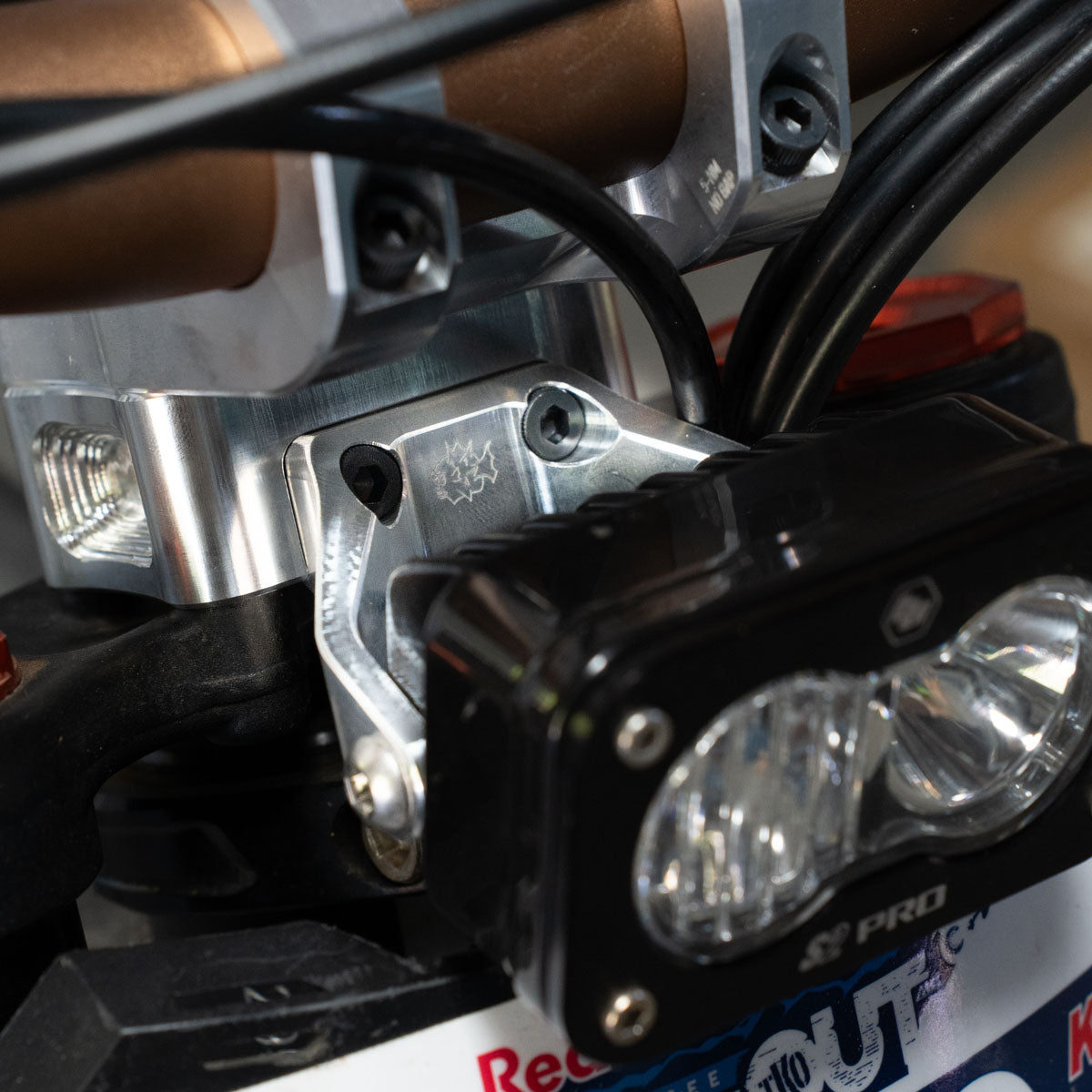 Prickly Baja Designs S2 Headlight Mount – Direct Mount Riser