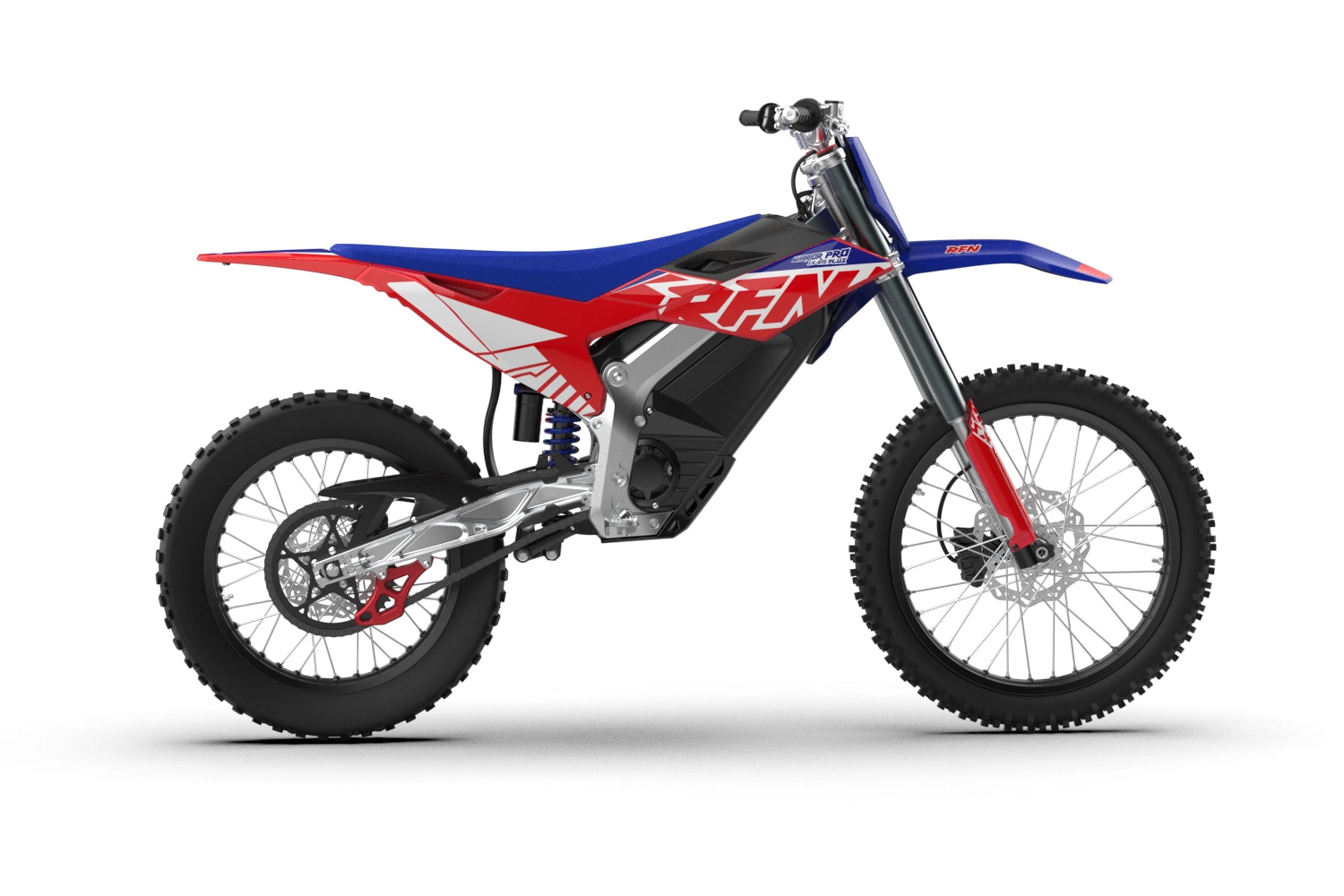 RFN Warrior Pro SX-E15 Plus Electric Dirt Bike | 74V 15kW 61 MPH