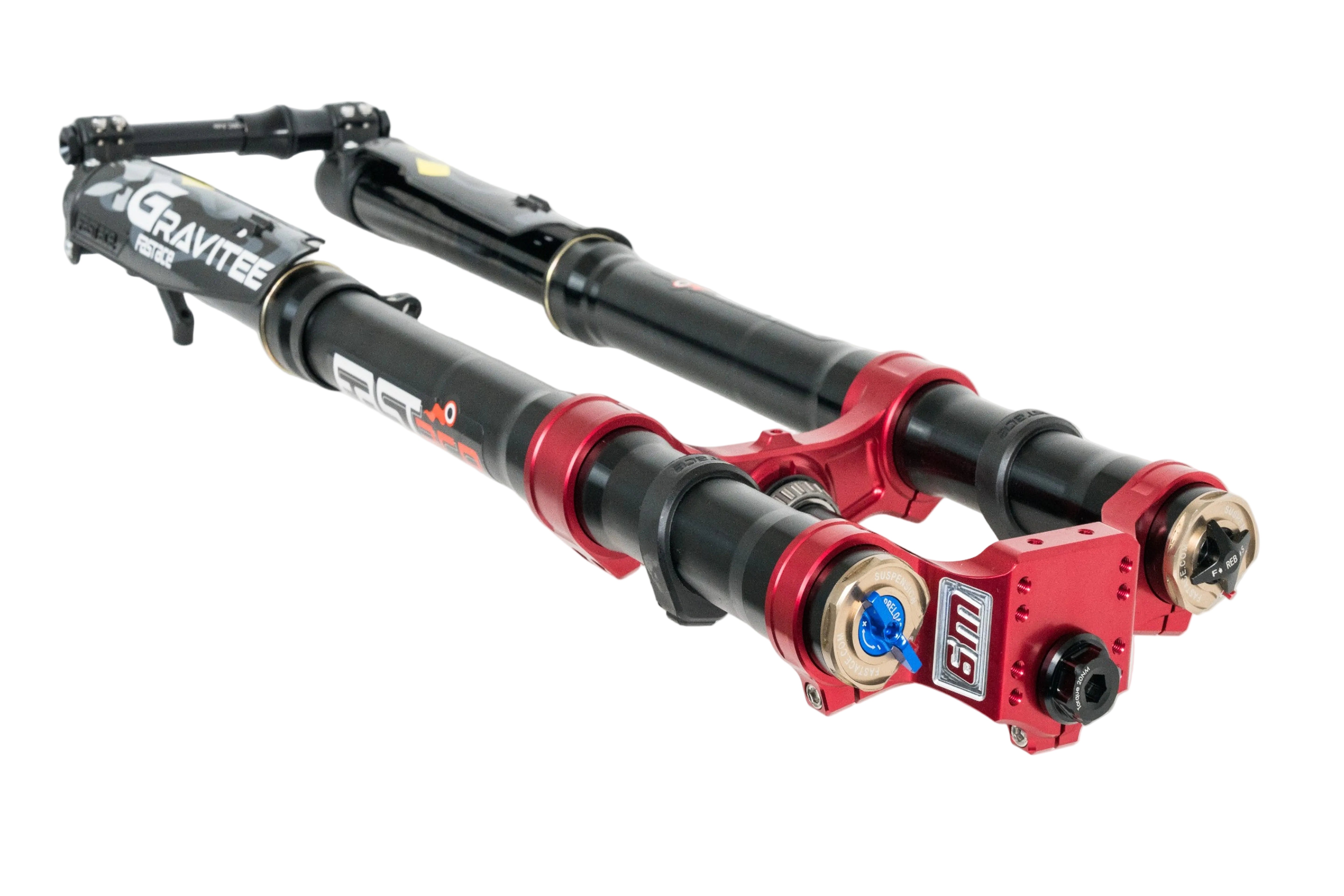 Warp9 FastAce Gravitee AHX12RV + Warp 9 Triple Clamps Suspension Bundle