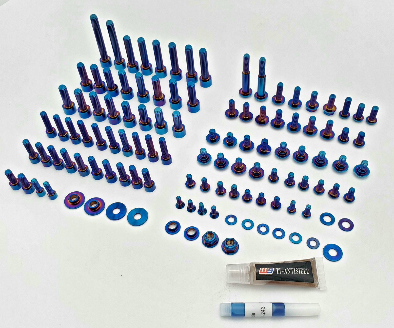 Warp9 Surron Ultra Bee Titanium Body / Chassis Bolt Kit