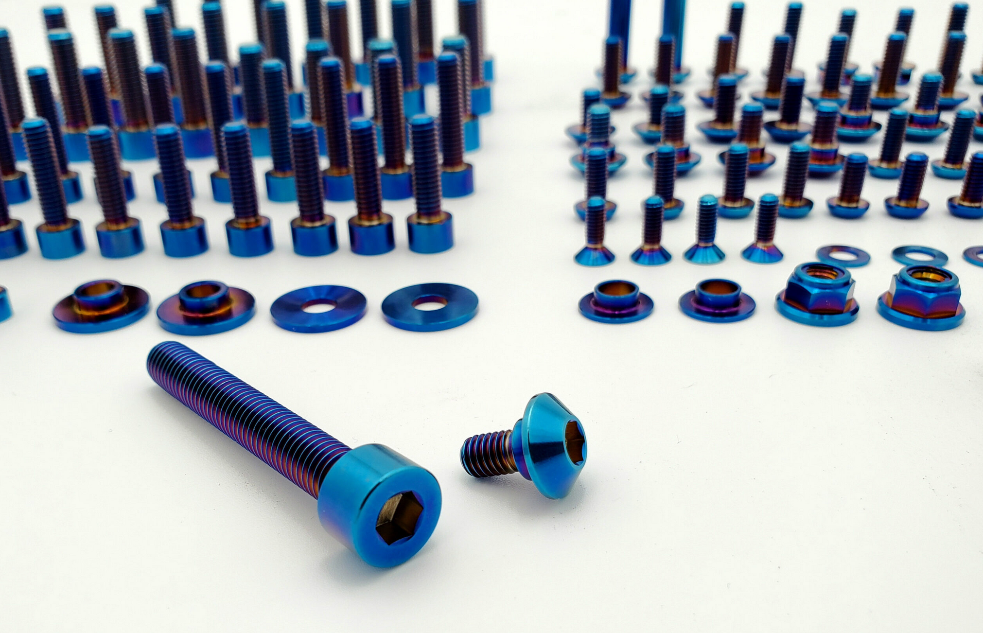 Warp9 Surron Ultra Bee Titanium Body / Chassis Bolt Kit