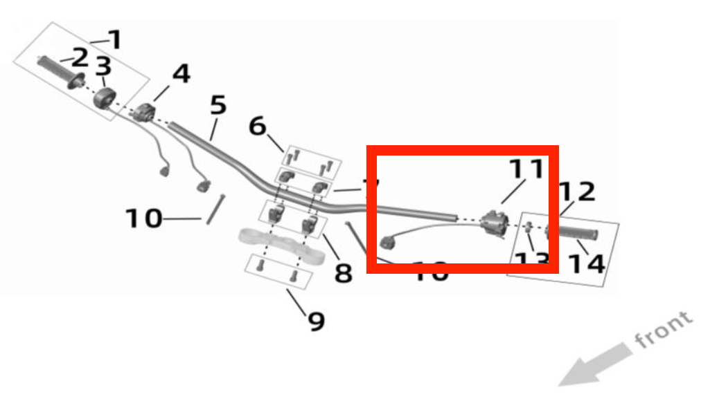 Surron Ultra Bee - OEM  Left-Hand Combination Switch