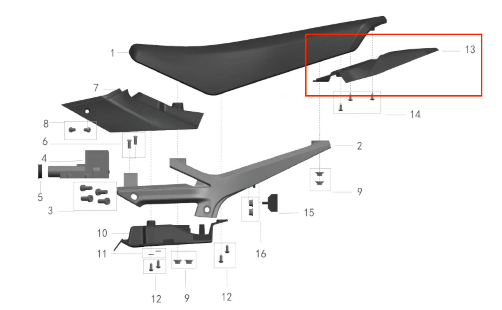 Talaria - OEM Extended Rear Fender
