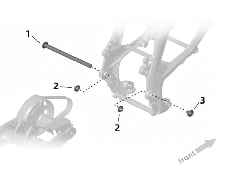 Surron Ultra Bee - OEM Swingarm Pivot Shaft Axle Bolt