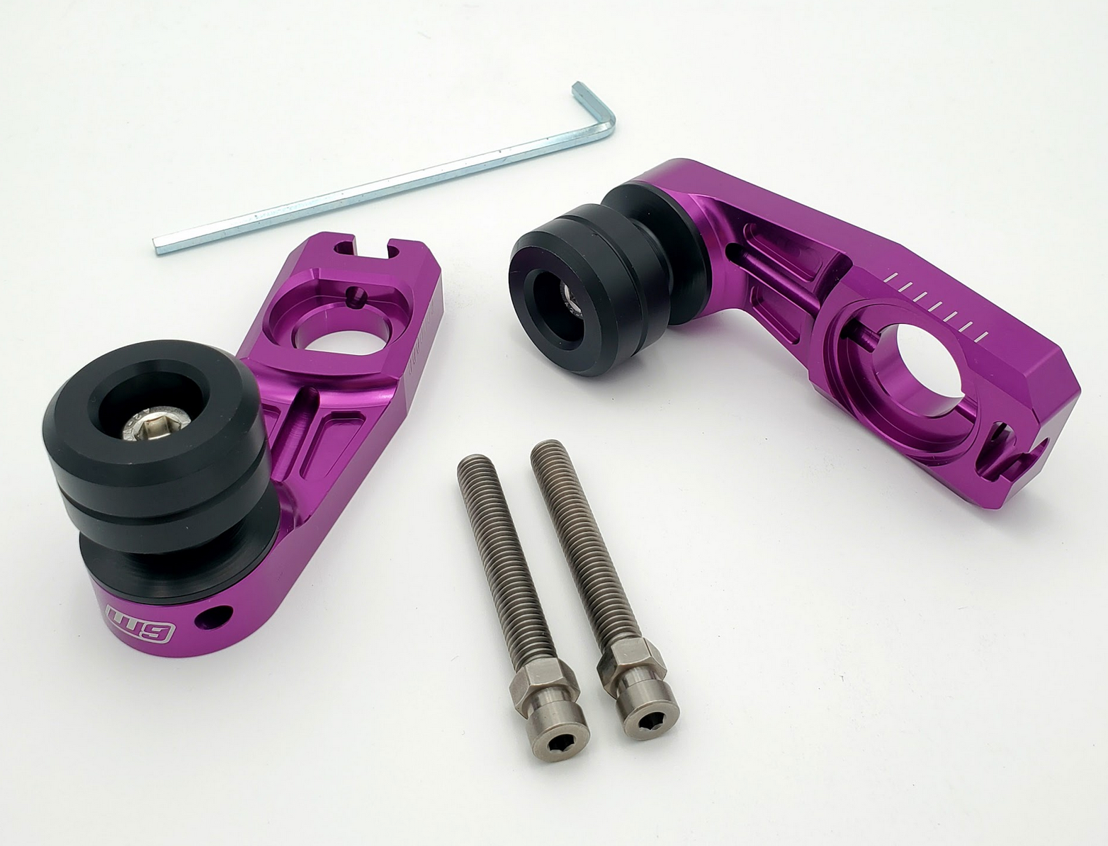 Warp9 Rear Supermoto Axle Sliders for Surron Ultra Bee