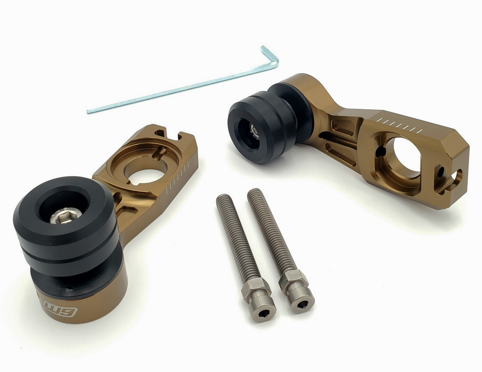 Warp9 Rear Supermoto Axle Sliders for Surron Ultra Bee