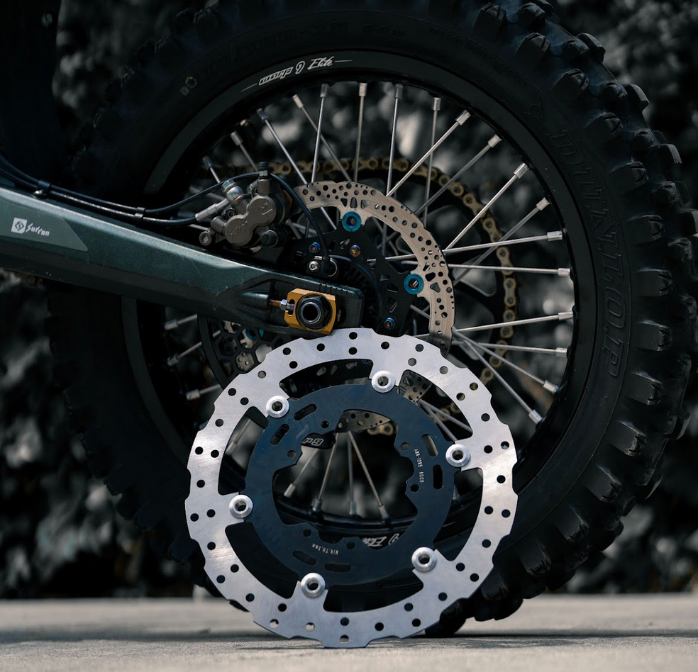 Warp9 300mm Rotor and Caliper Bracket for Surron Ultra Bee