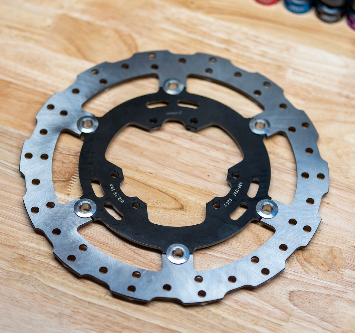 Warp9 300mm Rotor and Caliper Bracket for Surron Ultra Bee