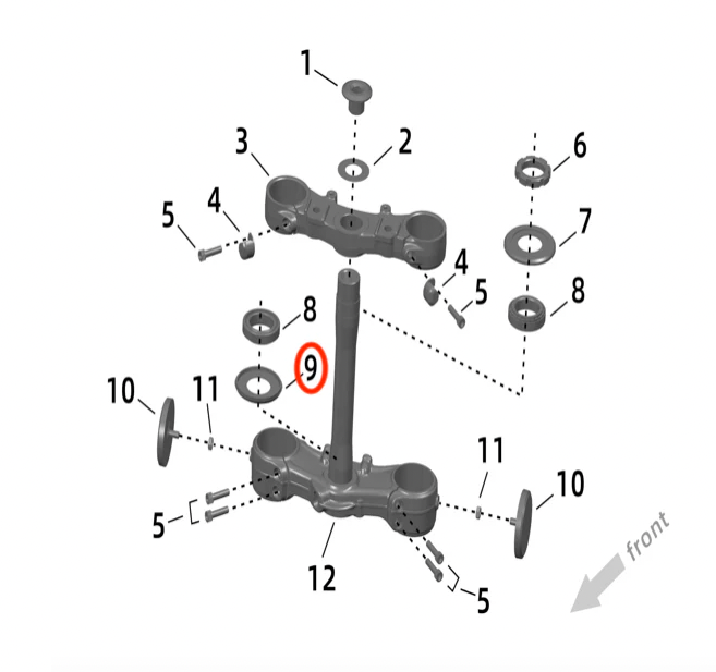 Surron Ultra Bee - OEM Steering Head Support
