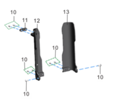 Talaria - OEM Right Fork Protection Guard for MX5