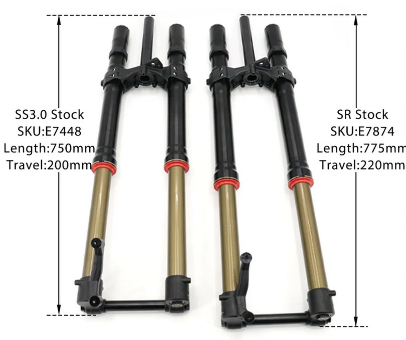 E Ride Pro 3.0/SR - 775mm FastAce ALX32RC Front Fork